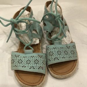 Sea foam green Toddler sandal